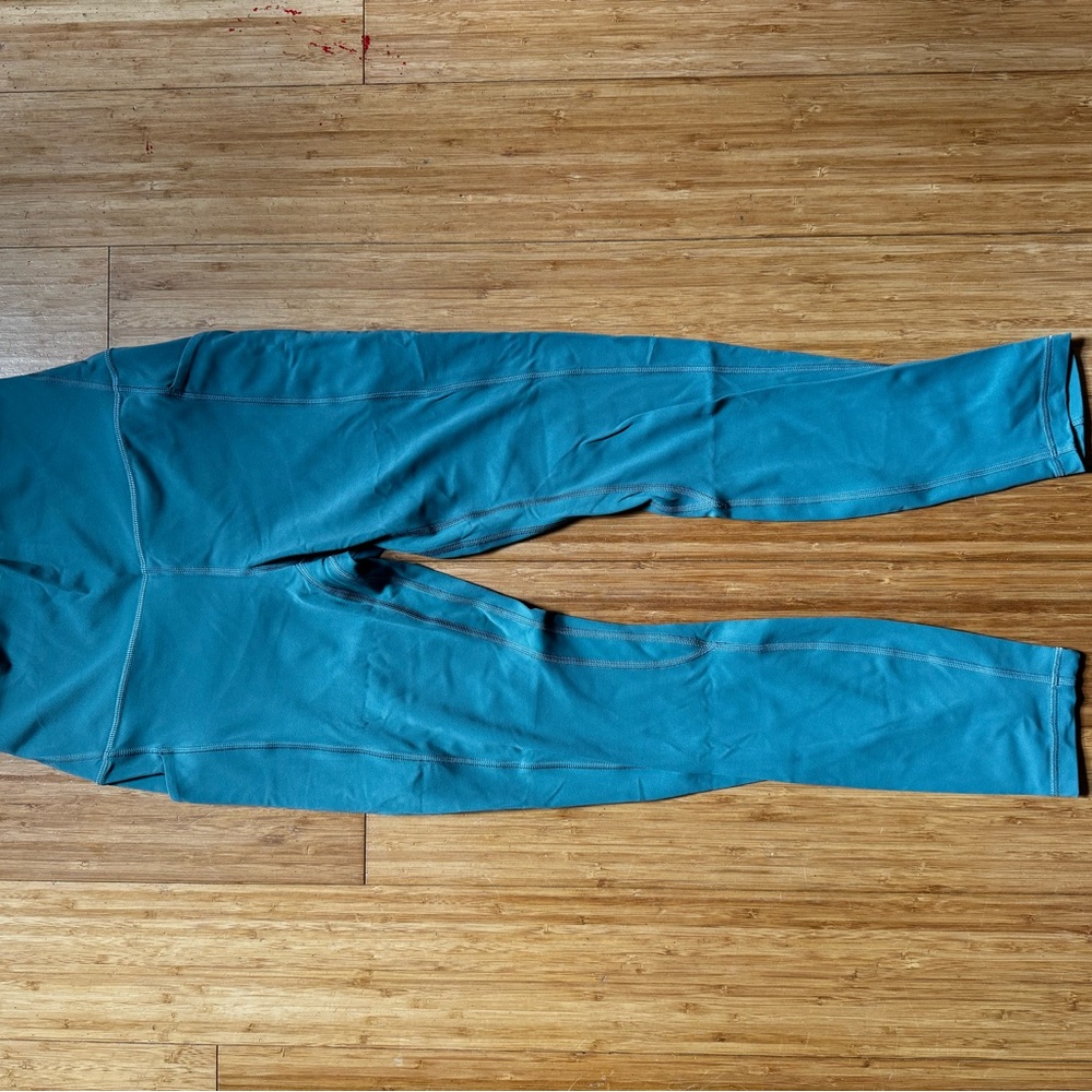 lululemon athletica Teal align with pocket Leggings